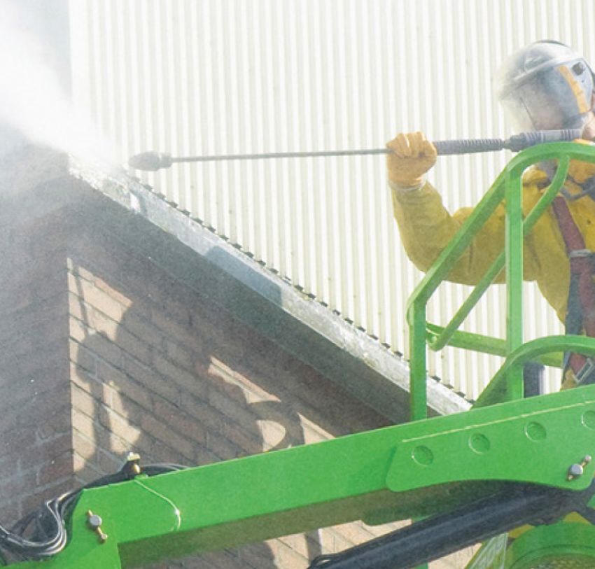 High pressure washing